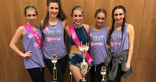 RHS Stingerette Officers Compete and Win Best in Class in Every Category Entered 